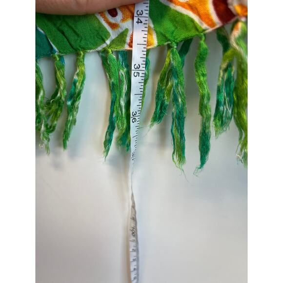 Sol & Spa Womens Colorful Leopard Jungle 100% Cotton Swimsuit Cover Vacation - Picture 6 of 8